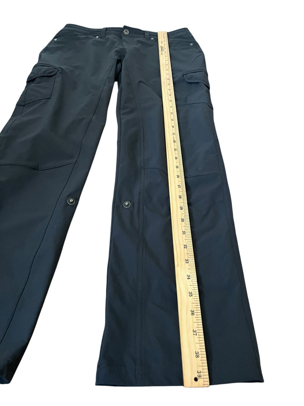 KUHL Freeflex Roll-Up Hiking Pants Koal Size 8 Reg 6326 Cargo Convertible - Picture 16 of 16